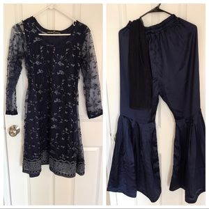 Indian Pakistani Gharara Designer Semi Formal Suit